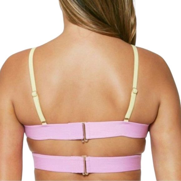 ☀️☀️☀️ Jessica Simpson Chop and Change Crossback Trianglet Top High Cut Leg - Picture 5 of 9